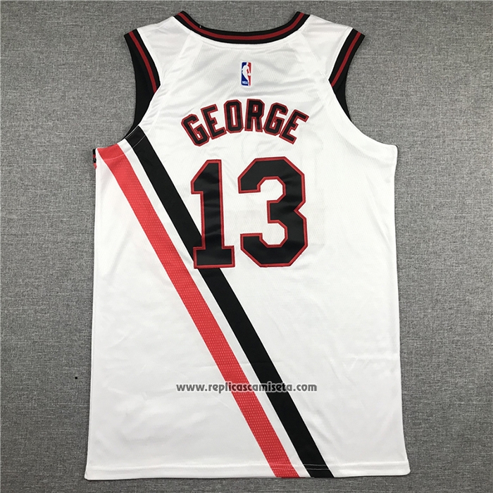 Camiseta Los Angeles Clippers Paul George #13 Classic 2019-20 Blanco